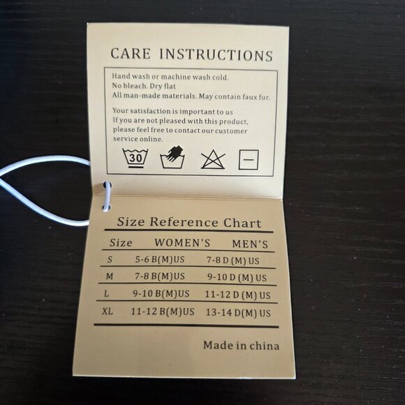 NEW Women’s Memory Foam Slippers Dena Lives Gray Fur Crossover Size Large (9-10) - Picture 4 of 6